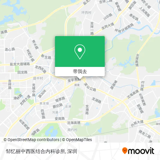 邹忆丽中西医结合内科诊所地图