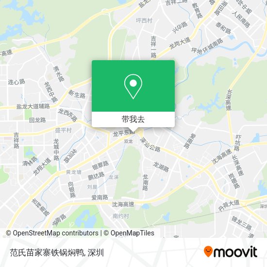 范氏苗家寨铁锅焖鸭地图