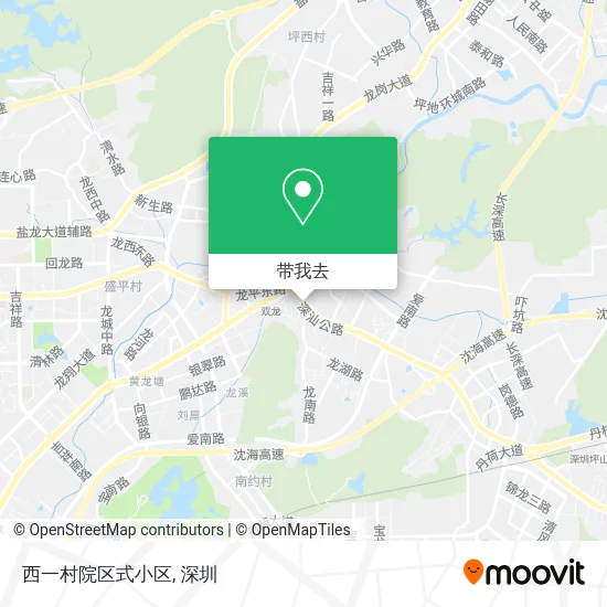 西一村院区式小区地图