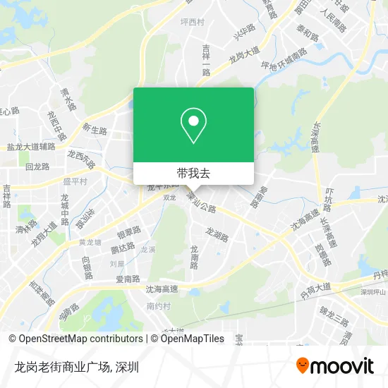 龙岗老街商业广场地图