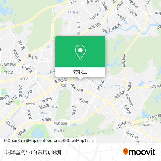 润泽堂药业(向东店)地图