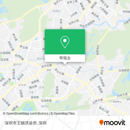 深圳市王丽洪诊所地图