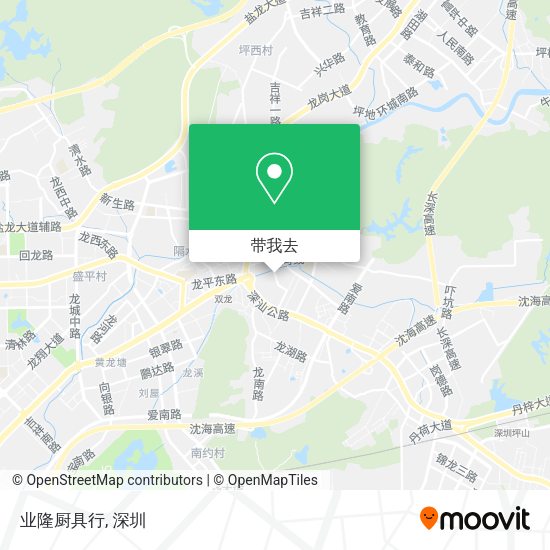 业隆厨具行地图