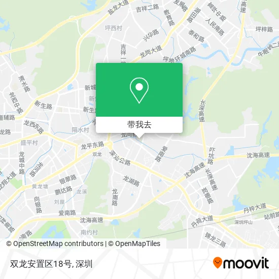 双龙安置区18号地图