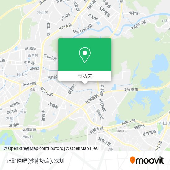 正勤网吧(沙背坜店)地图