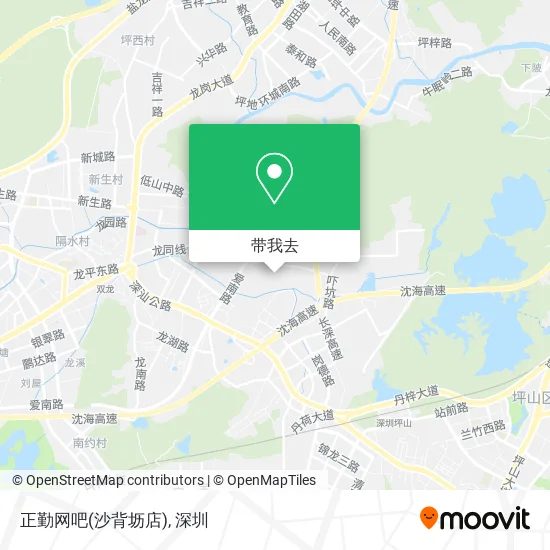 正勤网吧(沙背坜店)地图