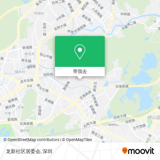 龙新社区居委会地图