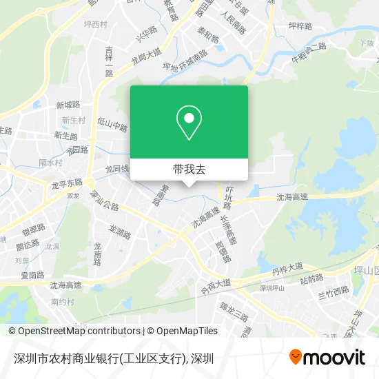 深圳市农村商业银行(工业区支行)地图