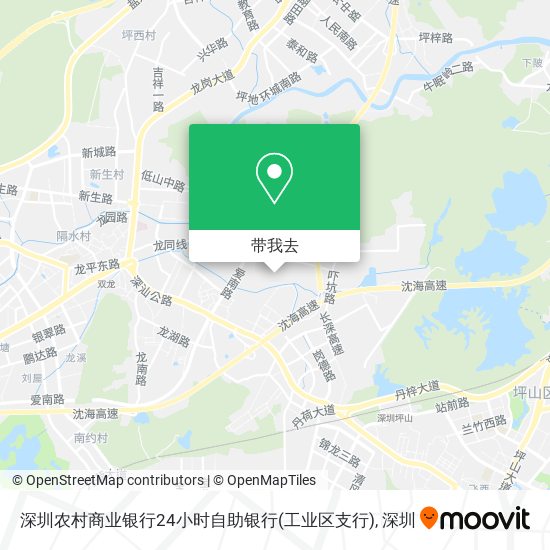 深圳农村商业银行24小时自助银行(工业区支行)地图