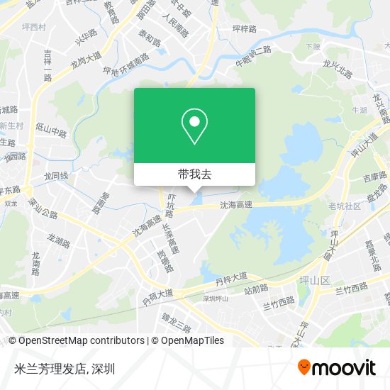 米兰芳理发店地图
