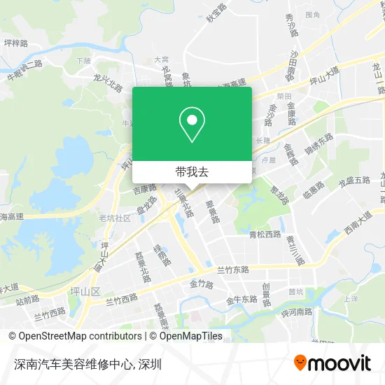 深南汽车美容维修中心地图