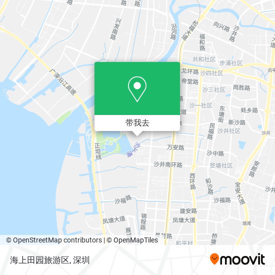 海上田园旅游区地图