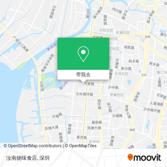汝南烧味食店地图