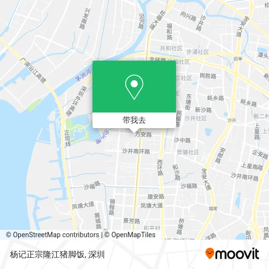 杨记正宗隆江猪脚饭地图