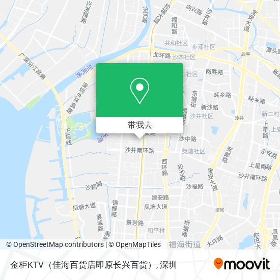 金柜KTV（佳海百货店即原长兴百货）地图