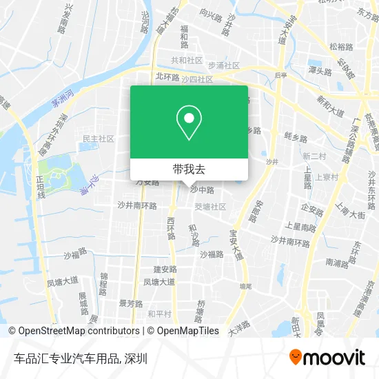 车品汇专业汽车用品地图