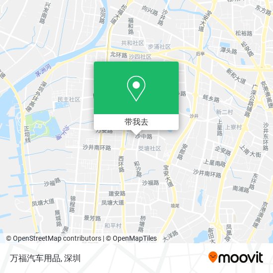 万福汽车用品地图