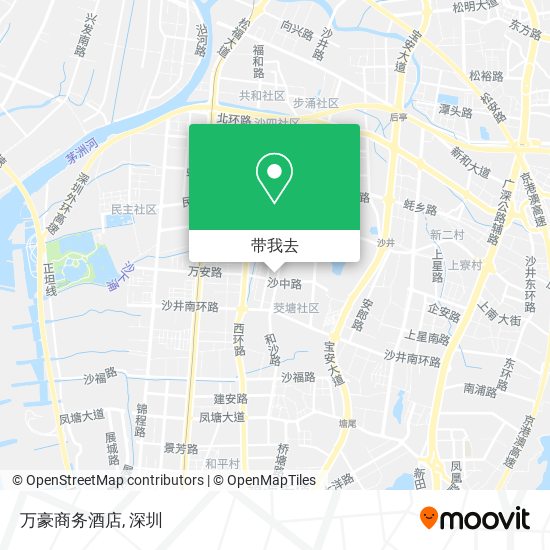 万豪商务酒店地图