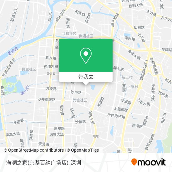 海澜之家(京基百纳广场店)地图