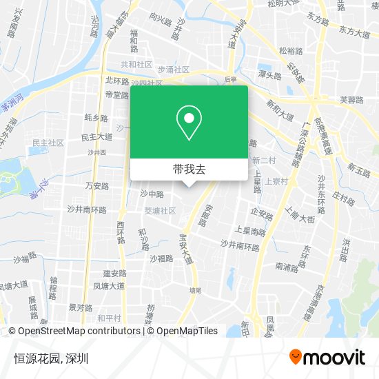 恒源花园地图