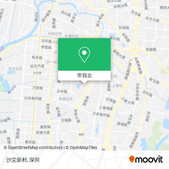 沙坣新村地图