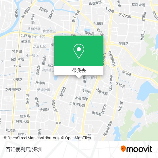 百汇便利店地图