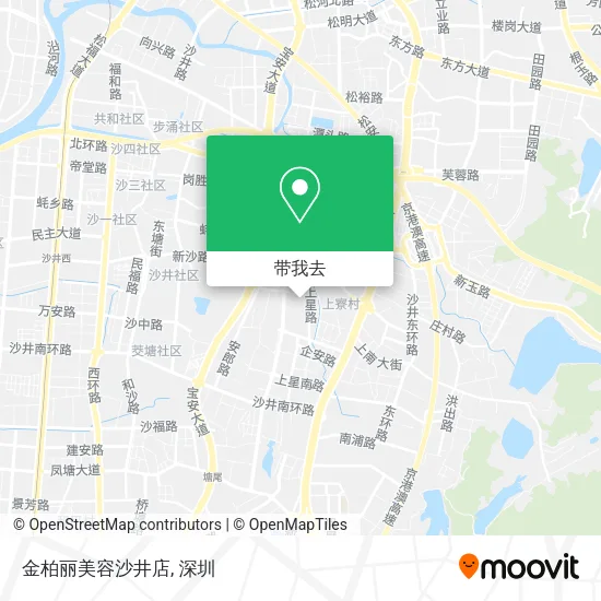 金柏丽美容沙井店地图