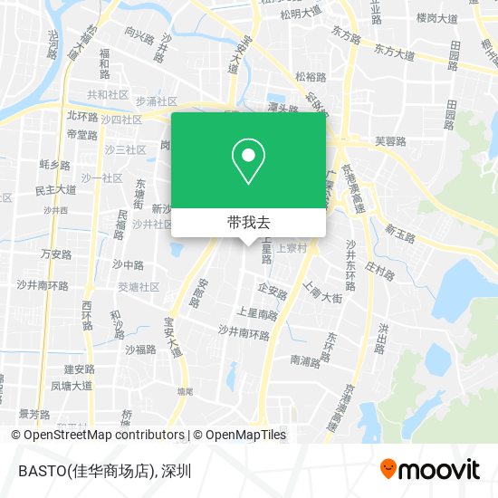BASTO(佳华商场店)地图