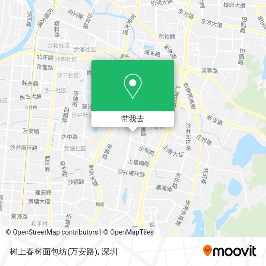 树上春树面包坊(万安路)地图