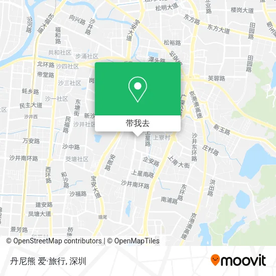 丹尼熊 爱·旅行地图