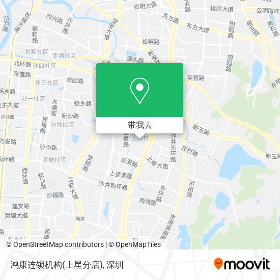 鸿康连锁机构(上星分店)地图