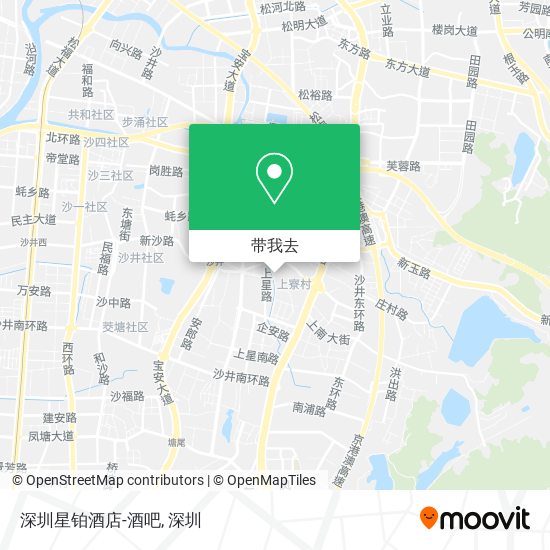 深圳星铂酒店-酒吧地图