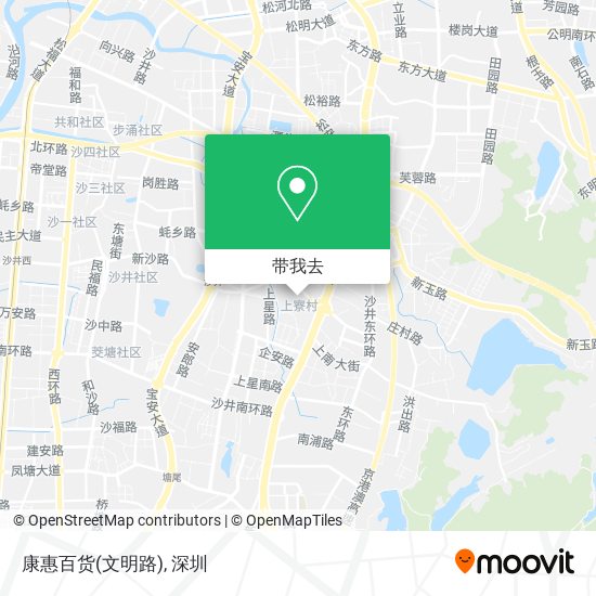 康惠百货(文明路)地图