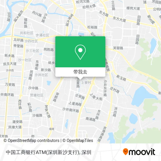 中国工商银行ATM(深圳新沙支行)地图