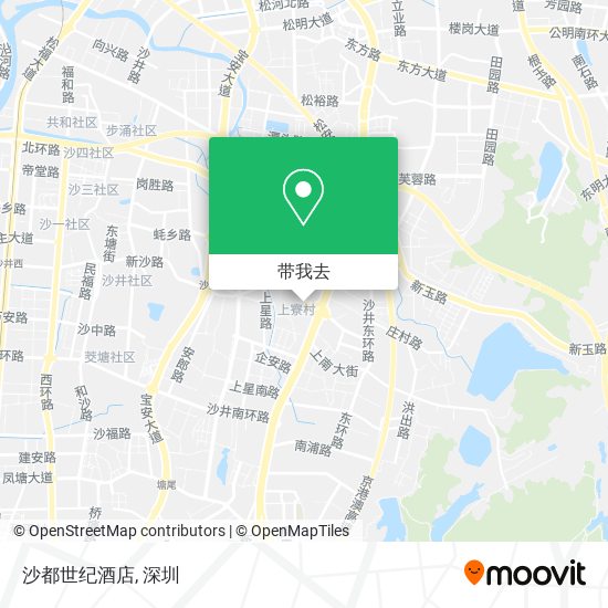沙都世纪酒店地图