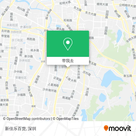 新佳乐百货地图