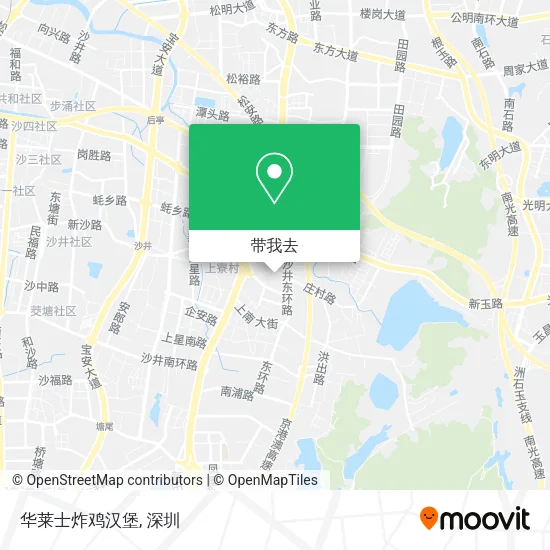 华莱士炸鸡汉堡地图