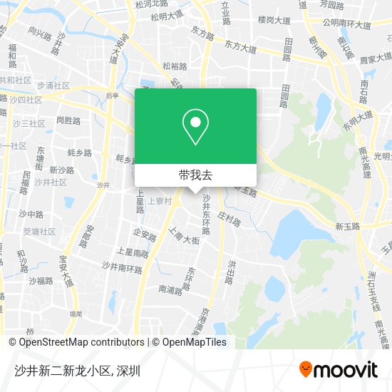 沙井新二新龙小区地图
