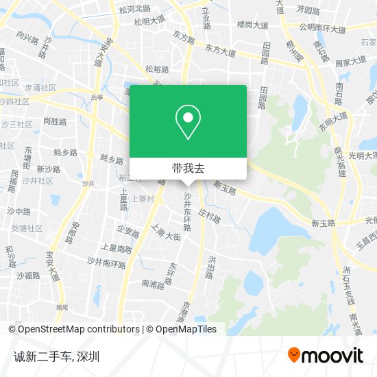 诚新二手车地图