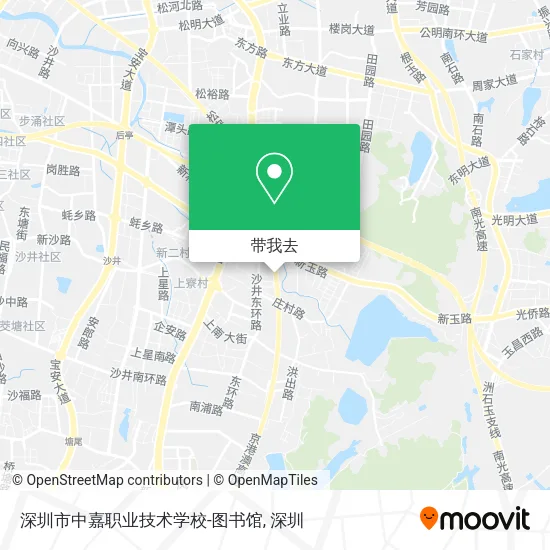 深圳市中嘉职业技术学校-图书馆地图