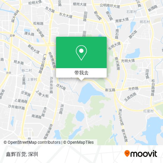 鑫辉百货地图