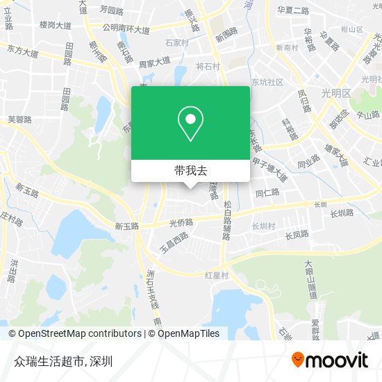 众瑞生活超市地图