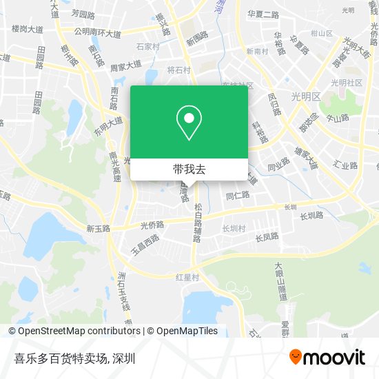 喜乐多百货特卖场地图