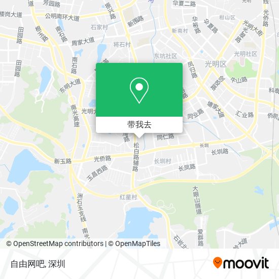 自由网吧地图