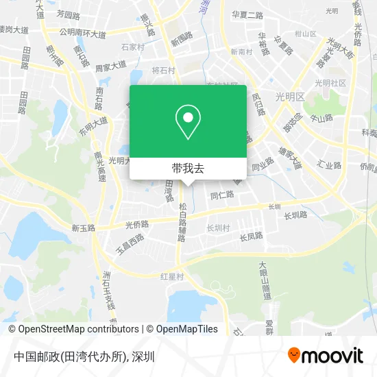 中国邮政(田湾代办所)地图
