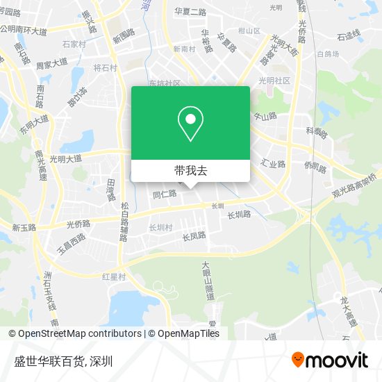 盛世华联百货地图