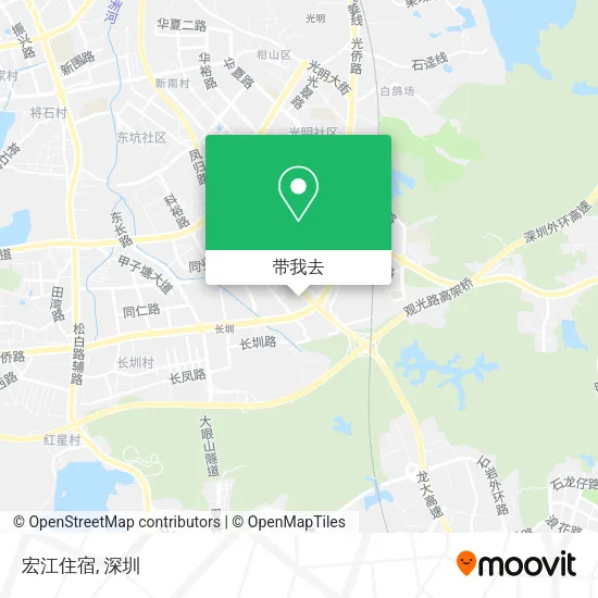 宏江住宿地图