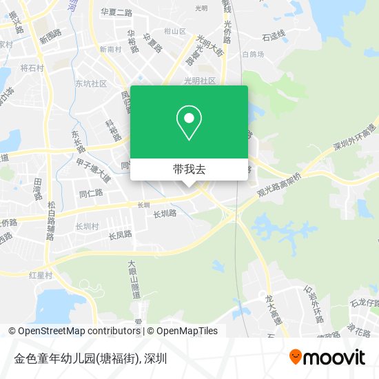 金色童年幼儿园(塘福街)地图