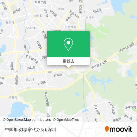 中国邮政(塘家代办所)地图