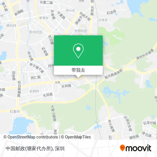 中国邮政(塘家代办所)地图